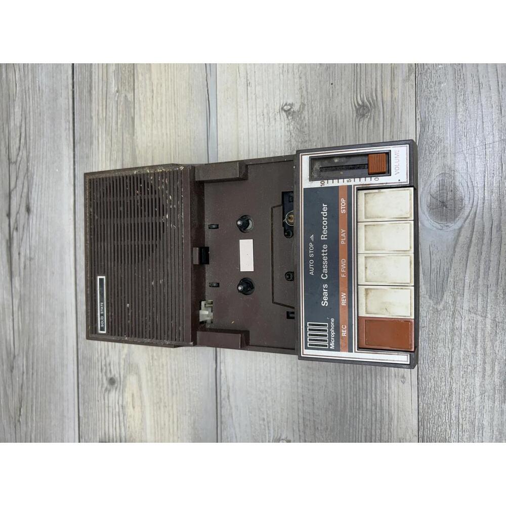 Vintage Sears Cassette Recorder Model 104-225300